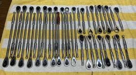 Husky 037103254214 40 Ratchets Breaker Bars 3/8 Inch Drive Lot For Repair
