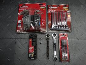 1003433684 Husky Tool Lot Hex Key Set Ball End Bit Sockets 6in Impact Adapters