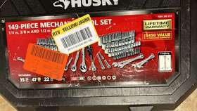 1004-280-253 Husky Mechanics Tool Set 148-piece/ Missing One Piece - As Pictured