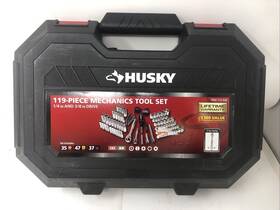 1004-712-430 Husky 119-piece Mechanics Tool Set 1/4 And 3/8 Drive - Open Box