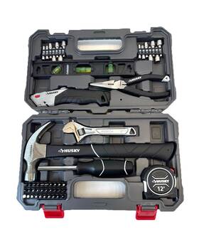 1013857634 Husky 52 Piece Homeowners Tool Kit With Hard Case Model