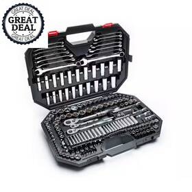 Husky 313024931916 194-piece Mechanics Tool Set Complete Hand Kit For Home Repairs New