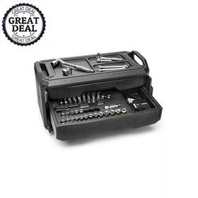 Husky 313049472494 Mechanics Tool Set 270 Piece Sae Metric Socket Wrench Kit Durable Storage