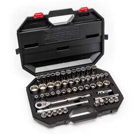 Husky 445032325302 1/2 Inch Drive Mechanics Tool Set 52-piece