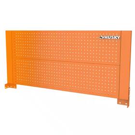 Husky 445049633698 46 Inch Gloss Orange Steel Pegboard Attachment