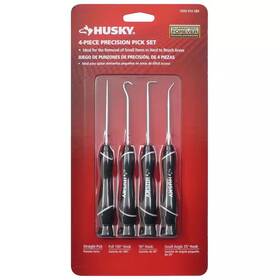 Husky 705353305368 Precision Pick And Probe Set 4-piece