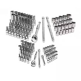Husky 711181726442 1 4 In And 3 8 120 Piece Mechanics Tool Set