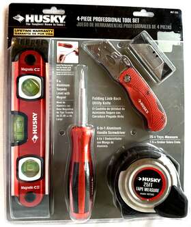 Husky 857 223 Professional Tool Set - 4 Piece