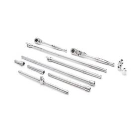 H12dt11pcbas Husky 1/2 Inch Ratchet And Accessory Set 11-pieces