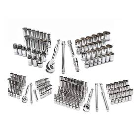 H172mts432dcb Husky Mechanics Tool Set 72-tooth Ratchet Fully Polished Chrome 172-piece