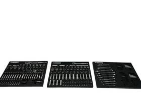 H244mtseva Husky Ratchet Mechanics Tool Set 1/4 Inch 3/8 And 1/2 244-piece Ob