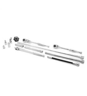 H38dt13pcbas Husky 3/8 Inch Drive Ratchet And Accessory Set 13 Pieces Brand New Free Shipping