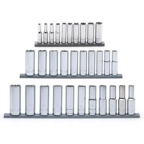 Hdpmm31pc Husky Impact Socket Sets 1/4 Inch 3/8 1/2 Drive Metric Deep Set 31-pcs
