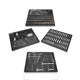 Hrw320eva Husky Mechanics Tool Set 1/4 Inch 3/8 1/2 Drive 12-point In Eva Tray 320-piece