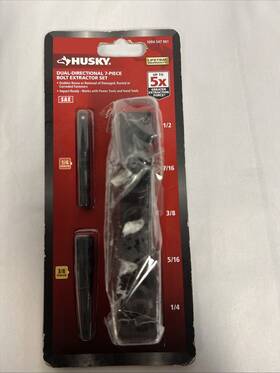 Hxtrac7pcsae Husky 5 Sae Dual Direction Socket Set 1/2 Inch 7/16 3/8 5/16 1/4