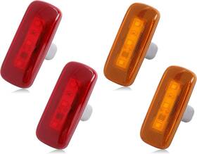 Acm0014 Husuku 4pcs Dual Cab Bed Fender Led Side Marker Lights For 2010-2017 Dodge Ram 2