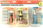 Hyper Tough 3 Pack Ratchet Driver Sets W 63 Assorted Pieces Storage Cases New 801656000594