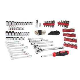 41049 Hyper Tough 144-piece 1/4 3/8 And 1/2-inch Drive Mechanics Tool Set 6492