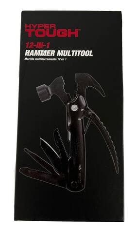 42865 Hyper Tough 12-in-1 Hammer Multi Tool Model Pocket New