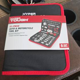5768 Hyper Tough Hypertough 51-piece Auto And Motorcylce Tool Kit #5768