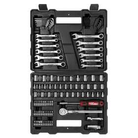 8uj0002g Hyper Tough 113 Piece 1/4 And 3/8inch Drive Sae Mechanics Tool Set New Condition