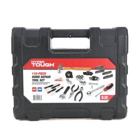 8uj0018g Hyper Tough 116pc Home Repair Tool Set New 11inx13inx3in 6.06lb