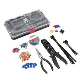 Td21801a Hyper Tough 99 Piece Electrical Home Repair Set Including Storage Case 1.36 Lb