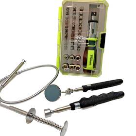 Ts85143z Hyper Tough 40 Pc Inspection Tool Set Pick Up Claw Telescoping Mirror Magnet Screwdriver New