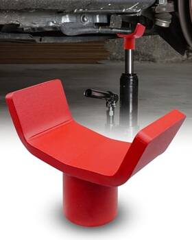 Asa12hps0806 Hzparts Jack Axle Adapter Lifting Saddle Fits For 12t Bottle Floor Suitable Red