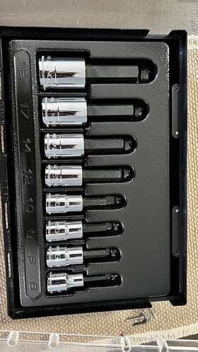 S3hm-8 Icon Professional Hex Socket Set 8 Piece