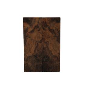 Iecap Llc 903549296962 Bookmatched Ironwood Premium Burl Ball Pattern Knife Handle Scales