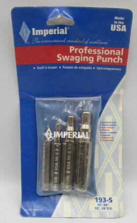 193-s Imperial 4pc Professional Swaging Punch