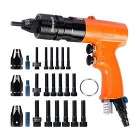 Inpanols 768497079342 Metric Pneumatic Rivet Nut Tool Kit Air Rivnut Gun With M6 M8 And M10 Mandrels
