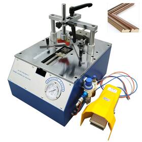 056917 Intbuying Pneumatic Nail Angle Machine Photo Picture Frame Joint Wood Adjust