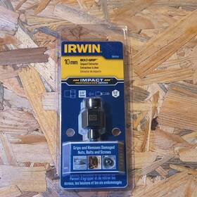 1659104 Irwin Bolt-grip Impact Extractor 10mm Silver Metric Single Piece