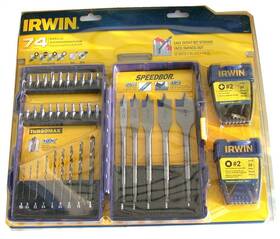 1836231 Irwin Tools 74pc Drill And Drive Set Free Shipping