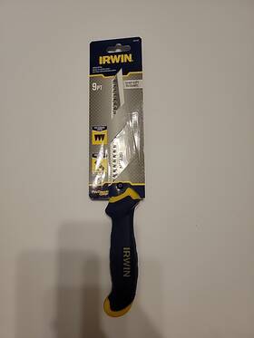 9pt-teeth Irwin 2014100 6-1/2 Inch Jab / Drywall Saw Carded New