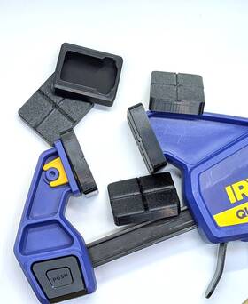 46764 Irwin Replacement Quick Grip Jaw Pads Med-duty 300lb Bar Clamp 6 Pack U.s.a