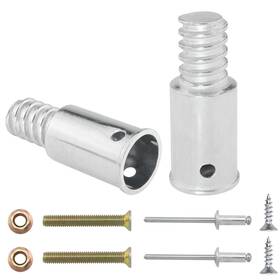 51910-bj-2 Itrolle 2pcs 22mm/0.87inch Threaded Tips Replacement Metal Handle Push