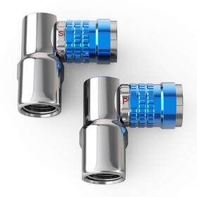 Q9-4iud-qfom Jaco Superior Products Lightning L3-series Bike Tire Air Chuck For Presta And Schrader Valves - 1/4 Inch
