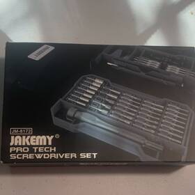 Jm-8172 Jakemy Multi-bit Precision Screwdriver Set With Box Hex Torx Gray/black