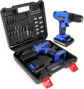 0-1350rmp Jar-owl 6621s 21v Cordless Drill 350 In-lb Torque Variable Speed 10mm And