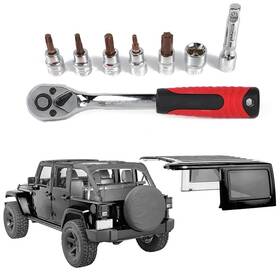 Jecar 011517547478 Socket Wrench Kit Hardtop And Door Removal Torx Set Compatible With Jeep Wrangle