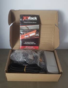 Jet Rack 694685567684 Van Interior Ladder Storage System Utilizes Overhead And
