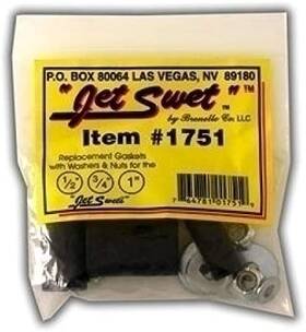 Jet Swet 764781017519 1751 Replacement Gaskets Kit For 1 Each Of The 1/2 3/4 And