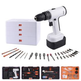 1602 Jigongsun Gy/1602 Tool Set For Home With 24v Power Cordless Drill Hand Repair Box 589