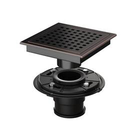 Jinzaaly 753858616403 6 Inch Square Shower Floor Drain Sus 304 Stainless Steel Cupc Certified Bronze