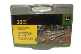 Ty25837 John Deere Inch 20-piece 3/8 Drive Sae Socket Set -