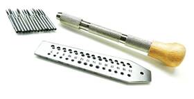 Jts 618149993680 Mini Tap And Die Jewelers Set 14 Taps Screwplate Swivel Vise 0.7-2mm