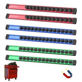 Jupiter Warrior 762736503865 Magnetic Socket Holder Organizer 6-piece Set Aluminum Alloy Rail For